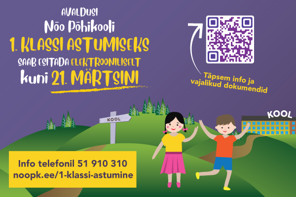 Info 1. klassi astumise kohta